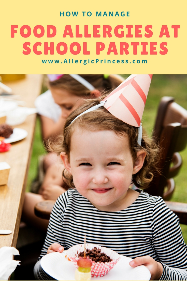 How to manage food allergies at school parties.